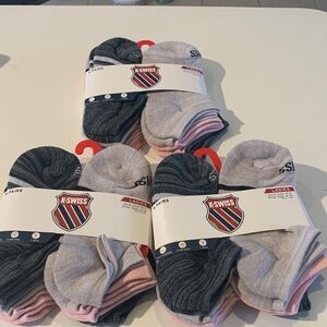 K Swiss Ladies Socks  6 pairs NWT